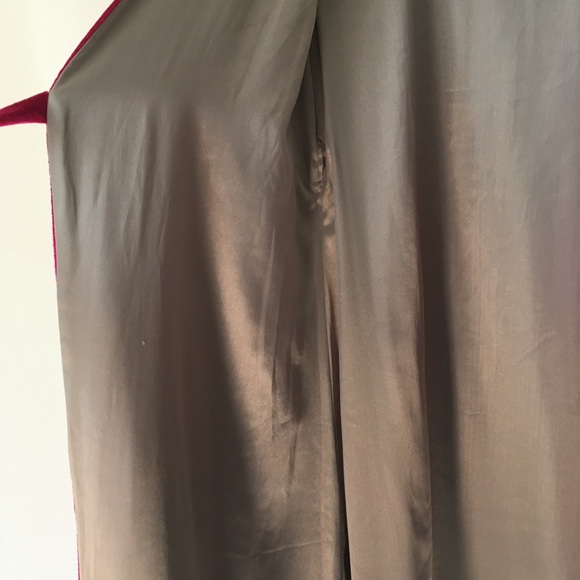 Krait velvet robe coat - Picture 4 of 7